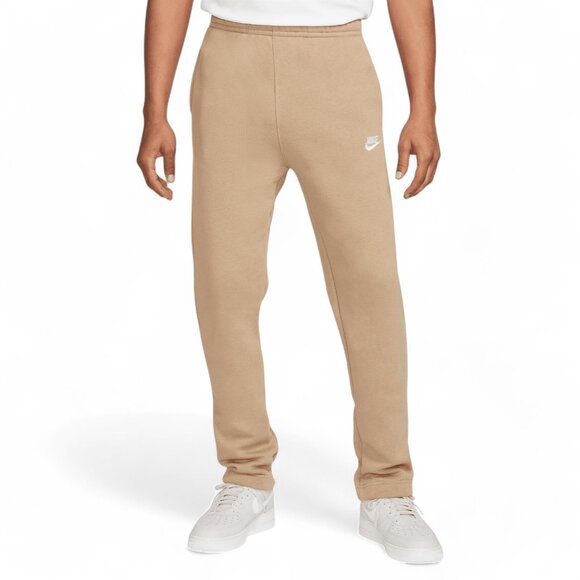 Nike Fleece 2 Piece Khaki Sweatsuit Tracksuit Matching Outfit NWT Beige/Tan NWT - Picture 3 of 13